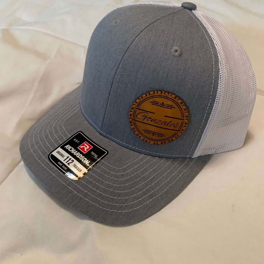 Hand Stitched Custom Leather Patch Hat - image 8